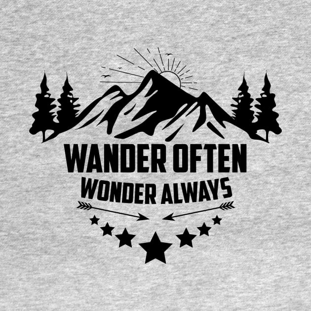 Wander often, wonder always. by ADVENTURE INC